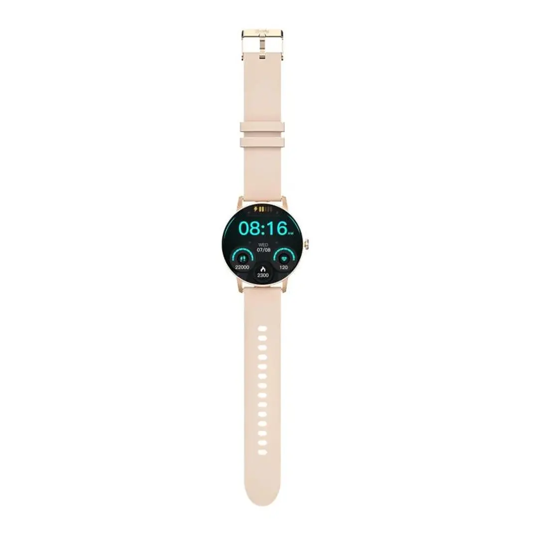 Celly Smartwatch Redondo Funcion Llamada Rosa 1