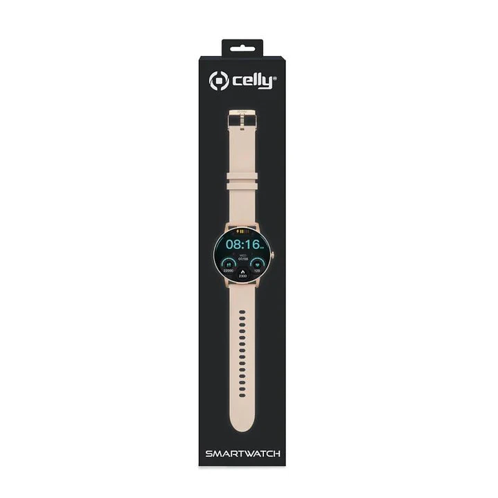 Celly Smartwatch Redondo Funcion Llamada Rosa 4