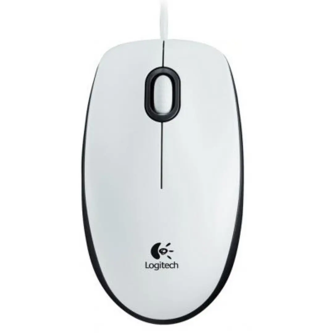 Logitech B100 Ratón Blanco OEM 1