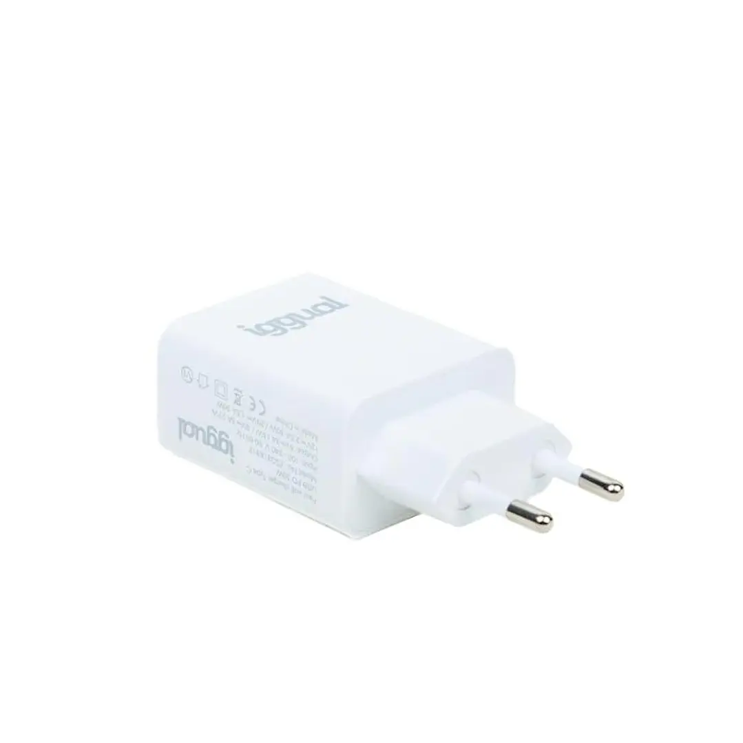 iggual Cargador rápido de pared USB PD tipo C 30W 3