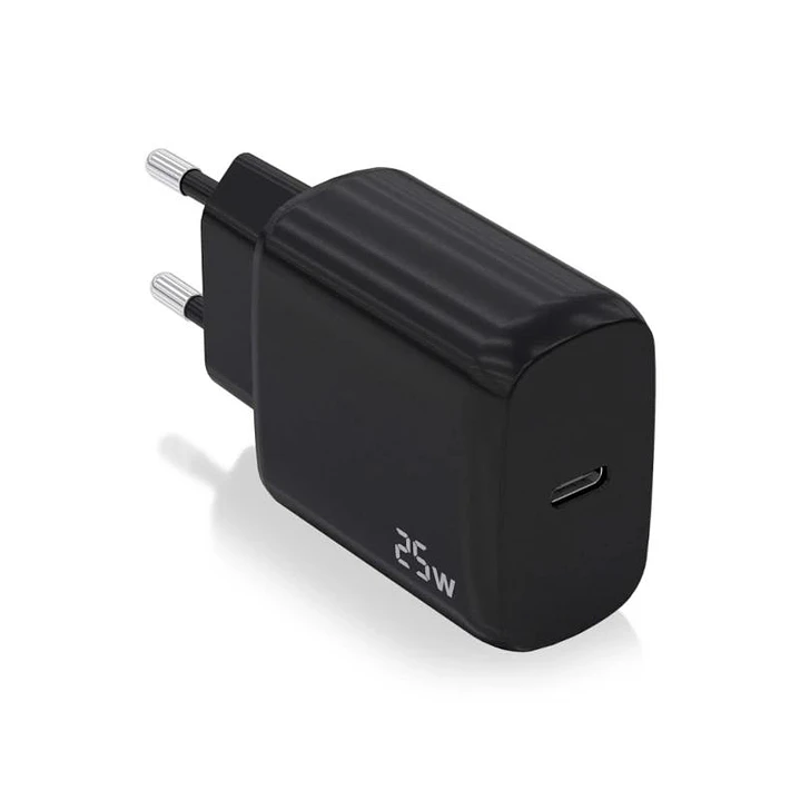 Aisens Cargador 25W USB-C PD3.0 1xUSB-C Negro 1