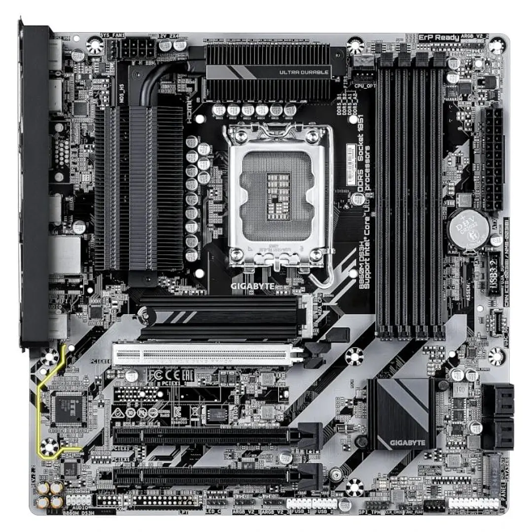 Gigabyte Placa Base B860M DS3H DDR5  mATX LGA1851 2