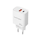 Nanocable Cargador USB-C/PD+USB-A/QC 20W Blanco - vignette 2