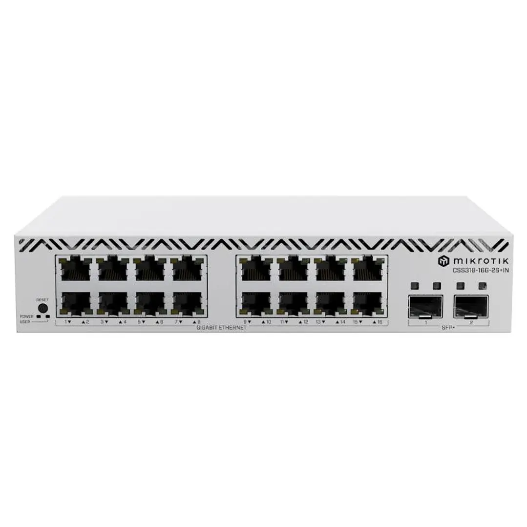 MikroTik CSS318-16G-2S+IN Switch 16xGbE 2xSFP+ 3
