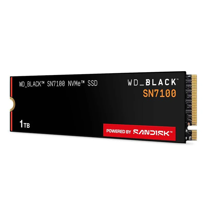 WD Black SN7100 SSD 1TB PCIe Gen4x4 7250MB-s 2
