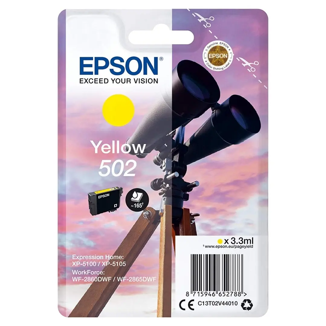 Epson Cartucho 502 Amarillo 1