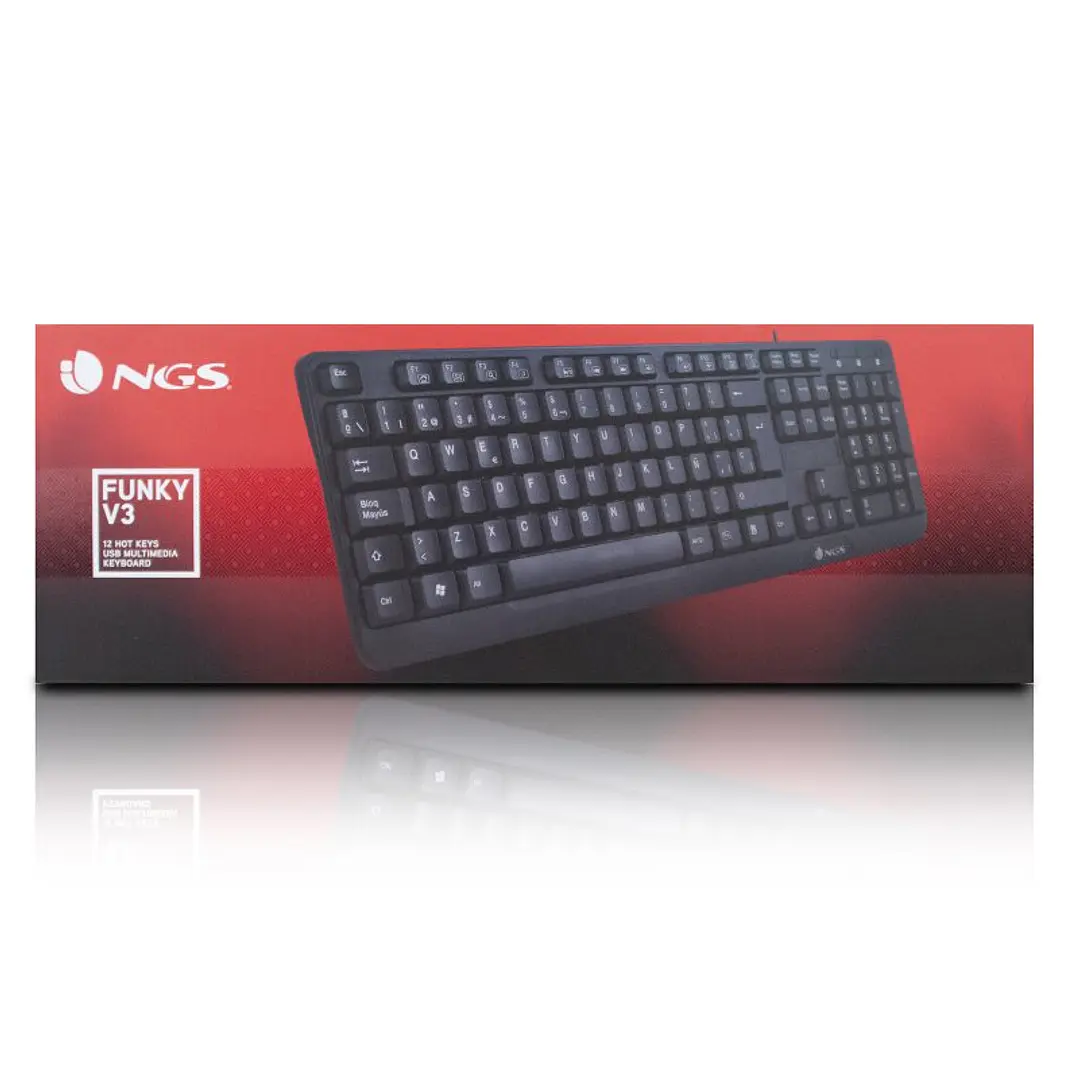 NGS Teclado Multimedia FUNKY V3 4