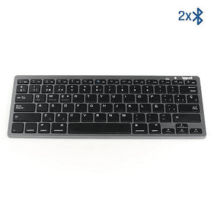 iggual Teclado Bluetooth Slim TKL-BT negro 2 canal