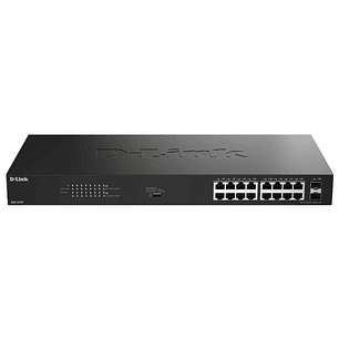 D-Link DGS-1018P/E Switch 16xGbE PoE+ 2xSFP