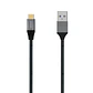Aisens Cable USB 3.1 Gen2 Alu 3A CM-AM Gris 2.0M - Thumbnail 1