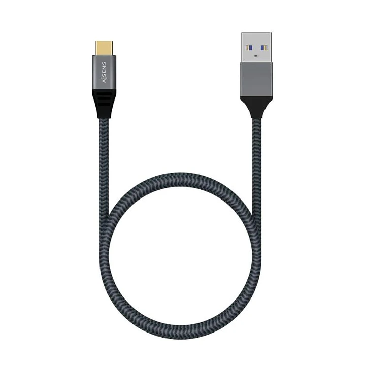 Aisens Cable USB 3.1 Gen2 Alu 3A CM-AM Gris 2.0M 3