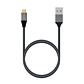 Aisens Cable USB 3.1 Gen2 Alu 3A CM-AM Gris 2.0M - Thumbnail 3