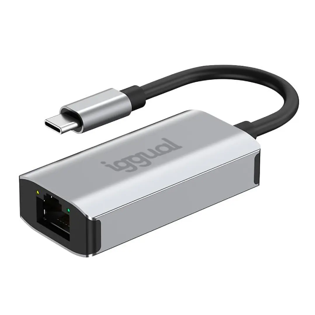 iggual Adaptador tipo C a RJ45 Gigabit 1000Mbps 1