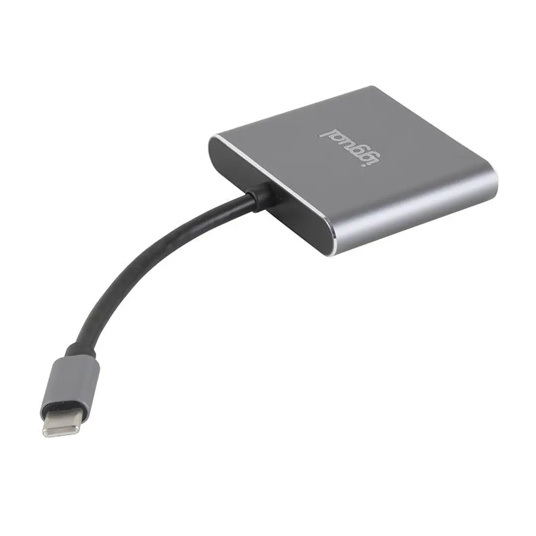 iggual Hub tipo C 3 en 1 HDMI USB3.0 PD100W 4