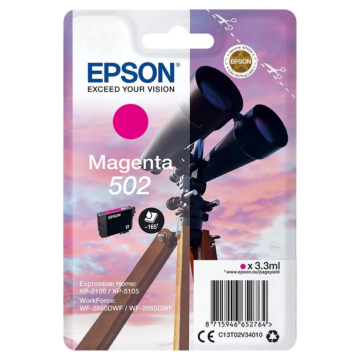 Epson Cartucho 502 Magenta 1