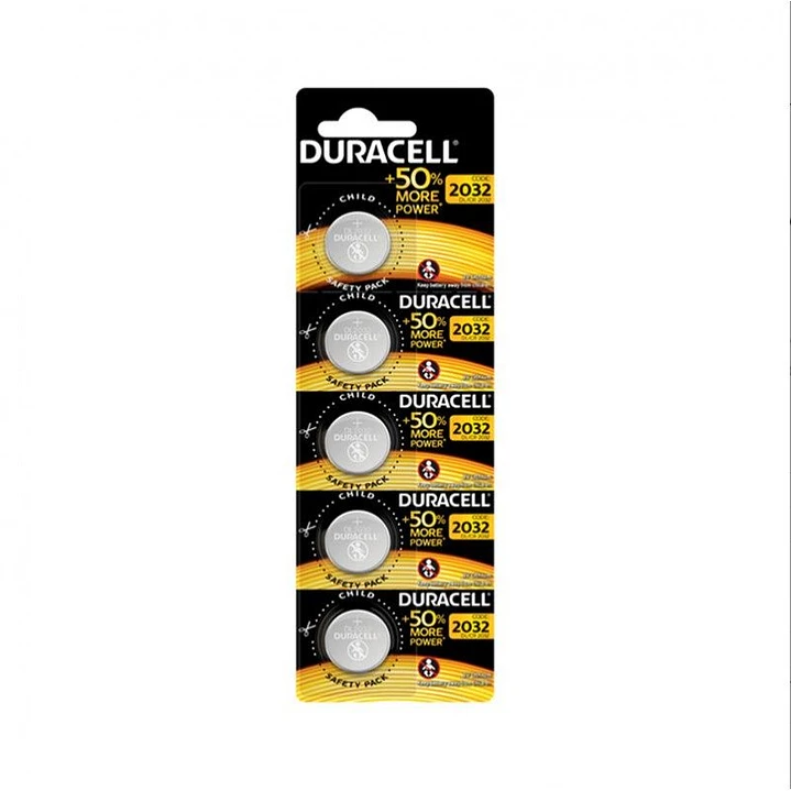Duracell Pila Boton Litio CR2032 3V BLISTER*5 1