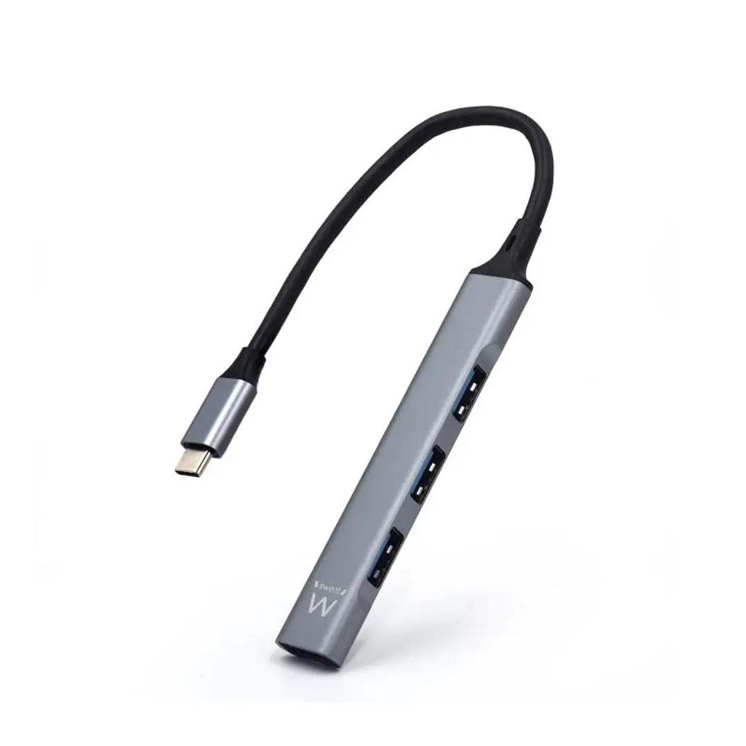 EWENT Hub Slim tipo C 4 puertos 1