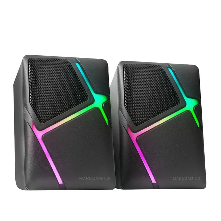 Mars Gaming Altavoces MS-H RGB Negro 1