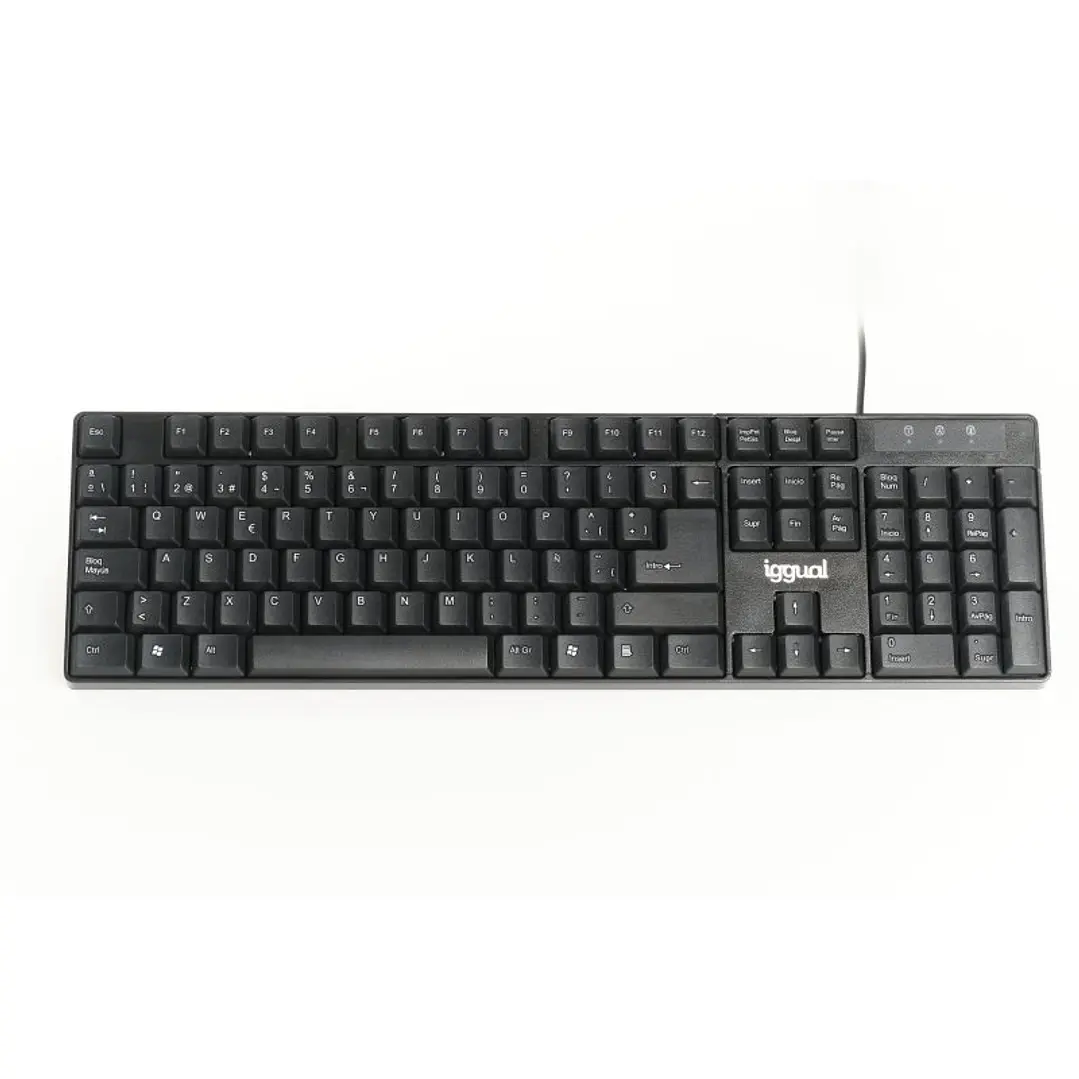 iggual Teclado USB estándar CK-FRAMELESS-105T 1