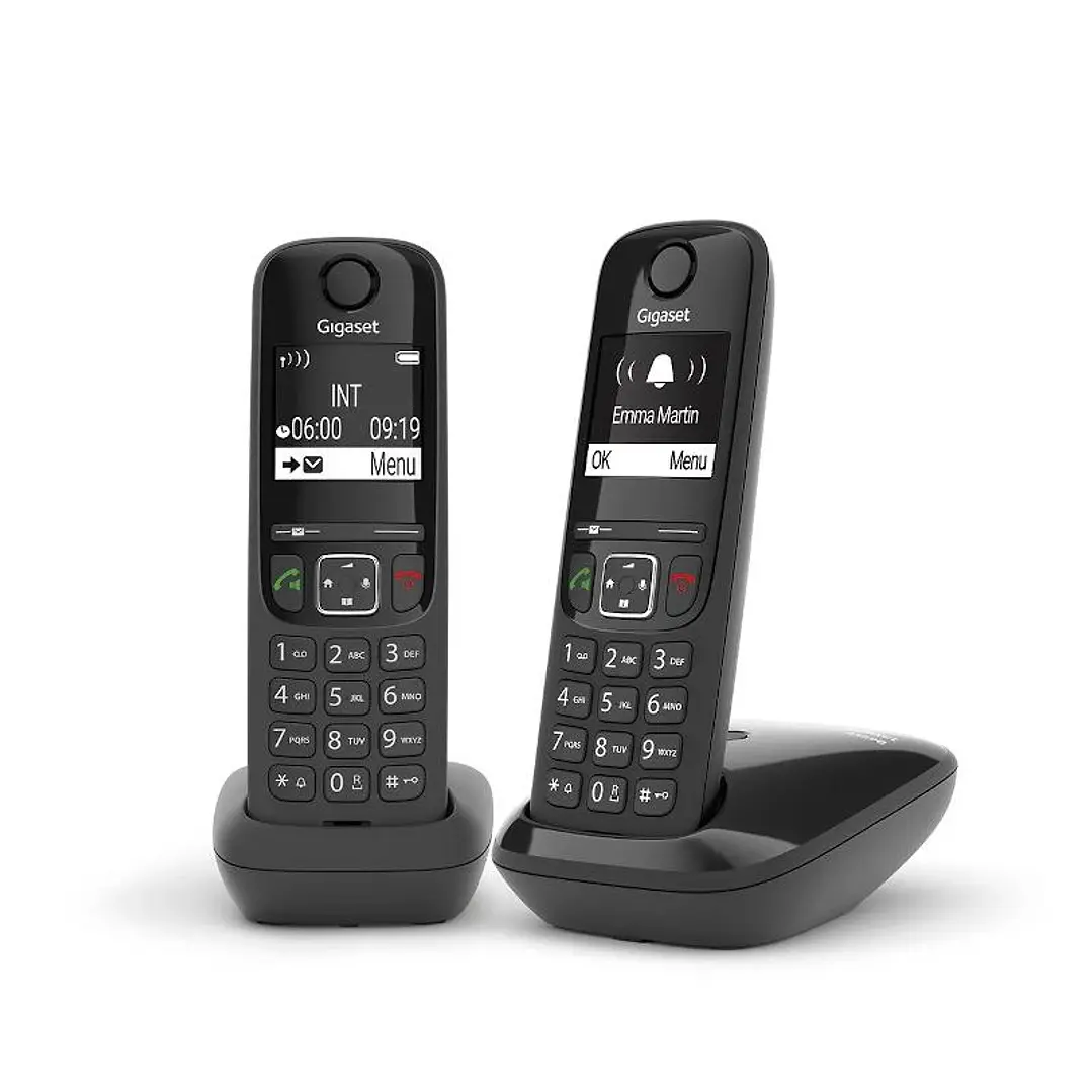 Gigaset AS690 Inalámbrico DECT DUO Negro 1