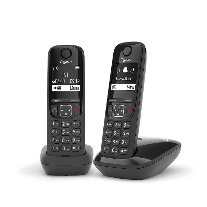 Gigaset AS690 Inalámbrico DECT DUO Negro 1