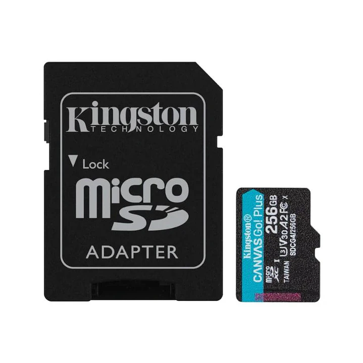 Kingston microSD Canvas Go! Plus 4 256GB 200 MB-s 2