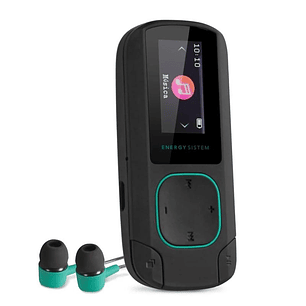 Energy Sistem Reproductor Bluetooth MP3 Clip Jade