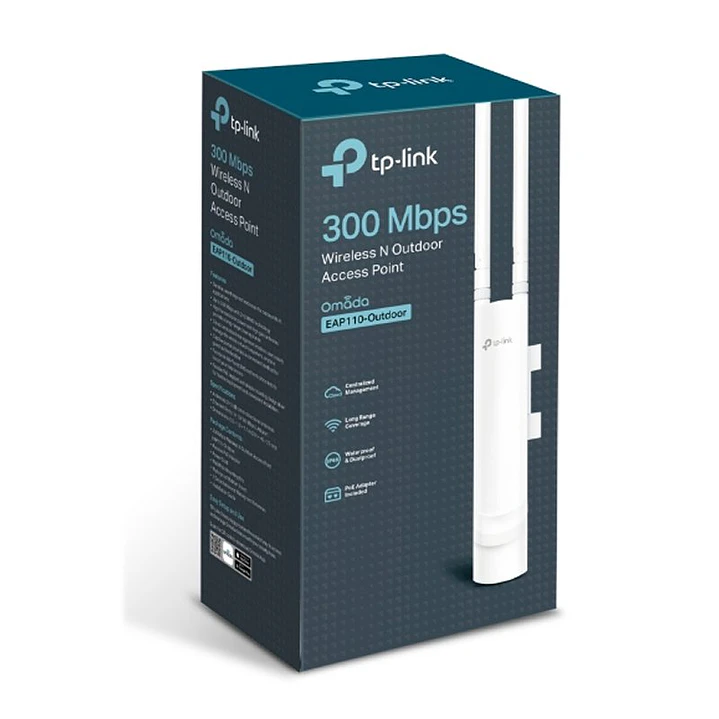 TP-LINK EAP110-Outdoor Punto Acceso N300 PoE 2