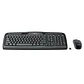 Logitech Teclado+ Ratón MK330 USB Negro - Miniatura 1