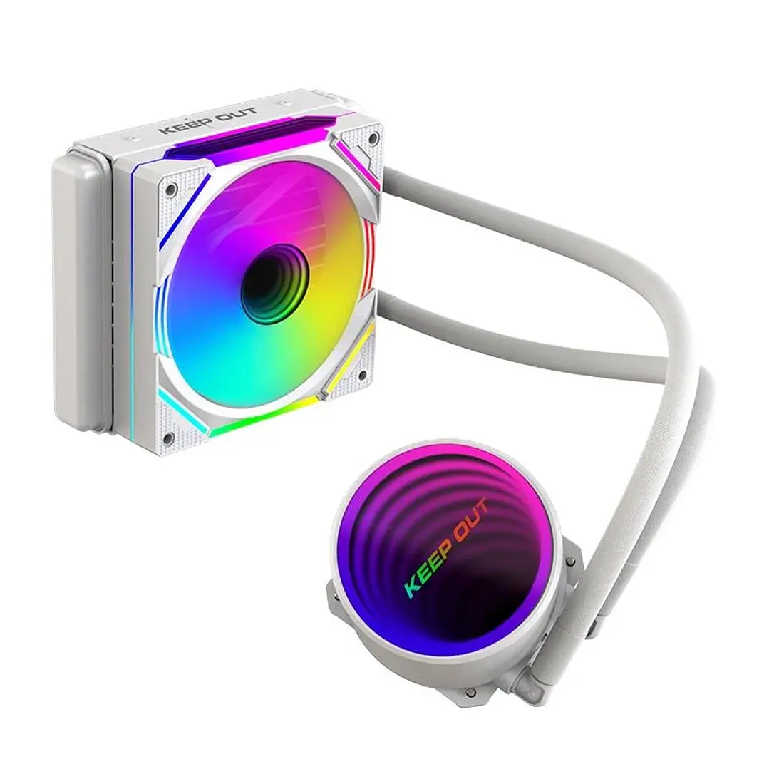 Keep Out Refrigeracion liquida XWC-120 WHITE 120MM 1