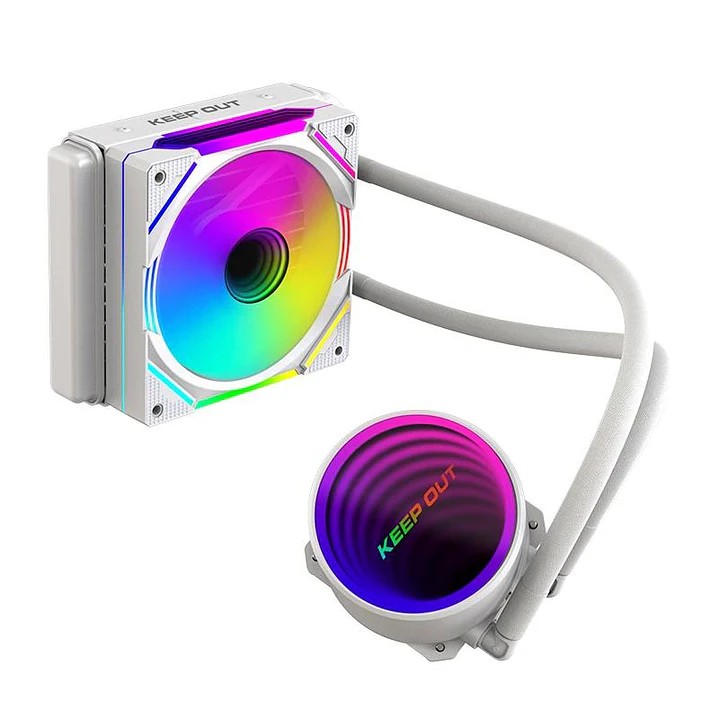 Keep Out Refrigeracion liquida XWC-120 WHITE 120MM 2