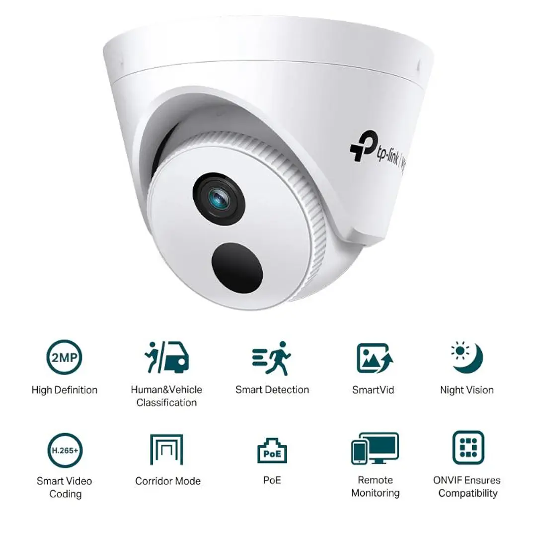 VIGI Cámara IP Turret C420I 2MP Plástico IR 2.8mm 2
