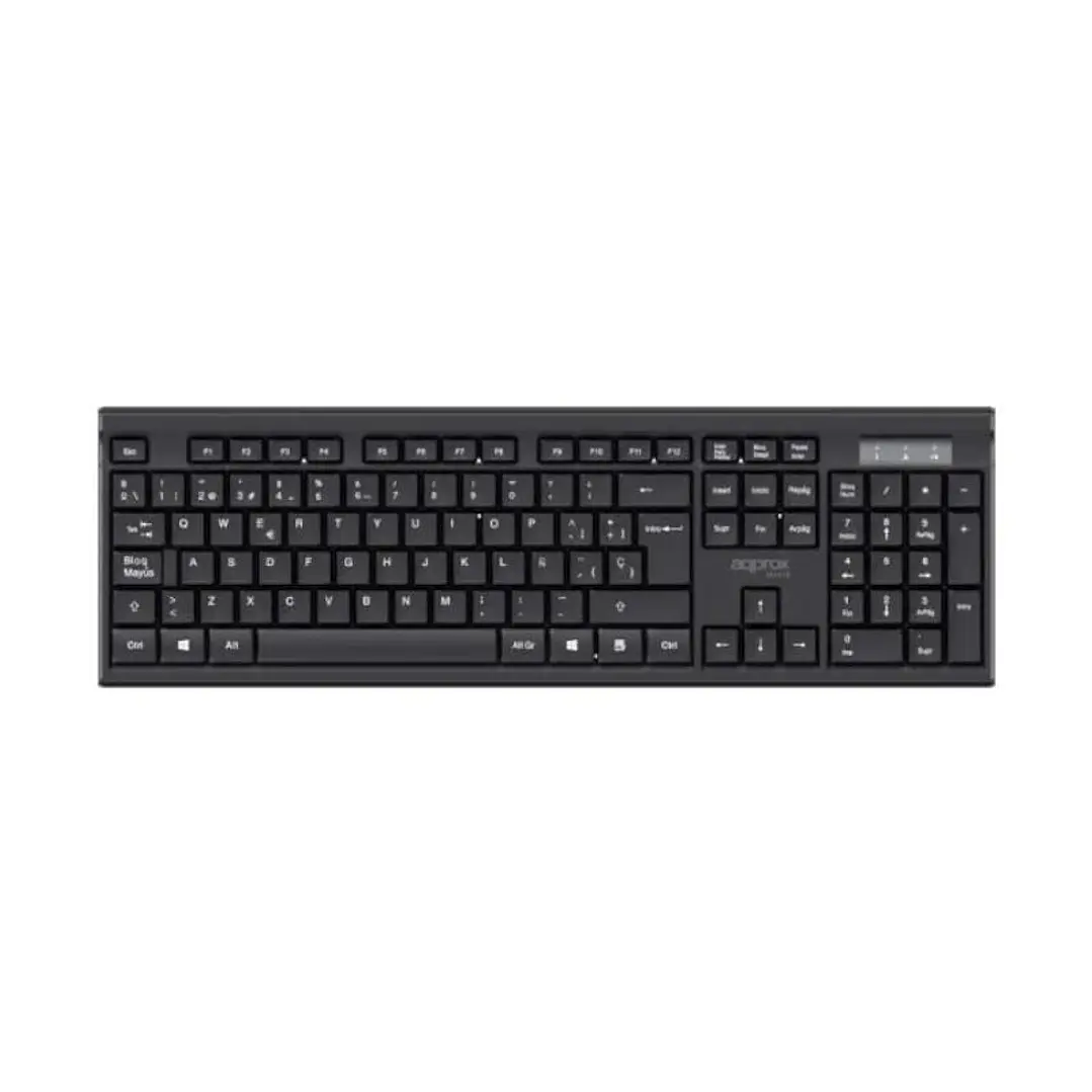 APPROX Teclado+raton inal. MX410 Negro 4
