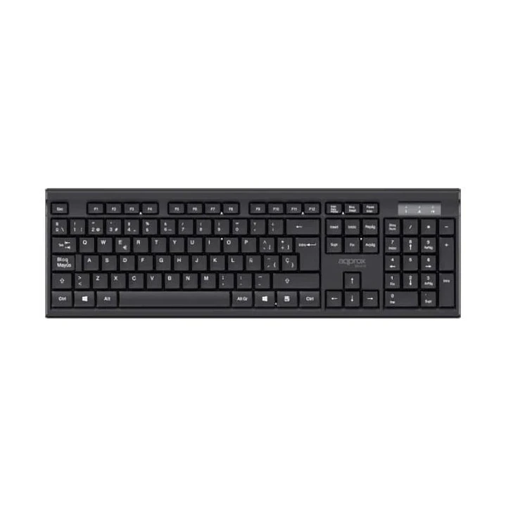 APPROX Teclado+raton inal. MX410 Negro 4