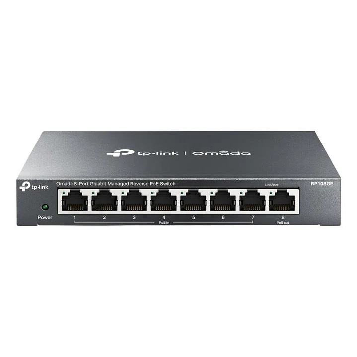 TP-Link RP108GE Switch 7xGb PoE In 1xGb PoE Out 2