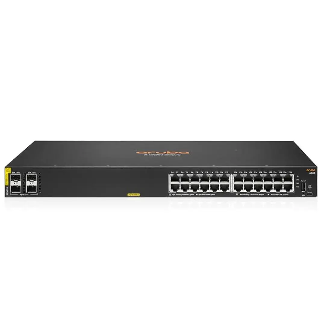 HPE NW CX6000 Switch 24xGb 4xSFP PoE 370W 1