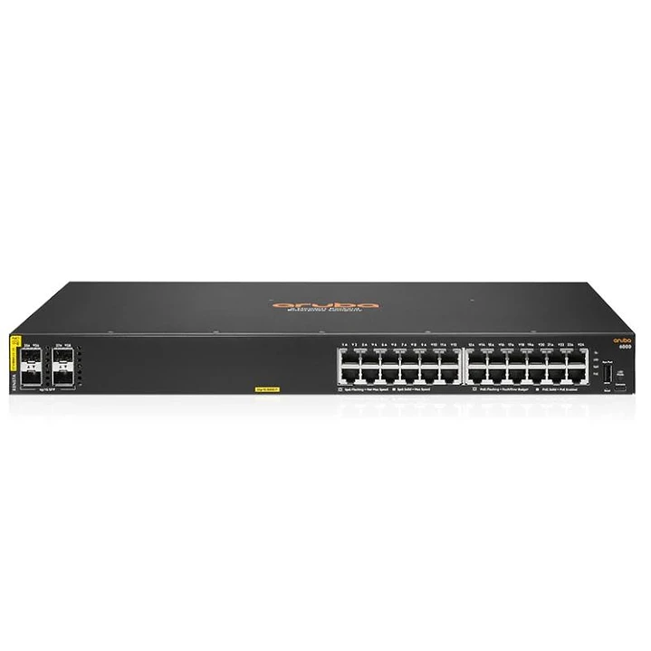 HPE NW CX6000 Switch 24xGb 4xSFP PoE 370W 1
