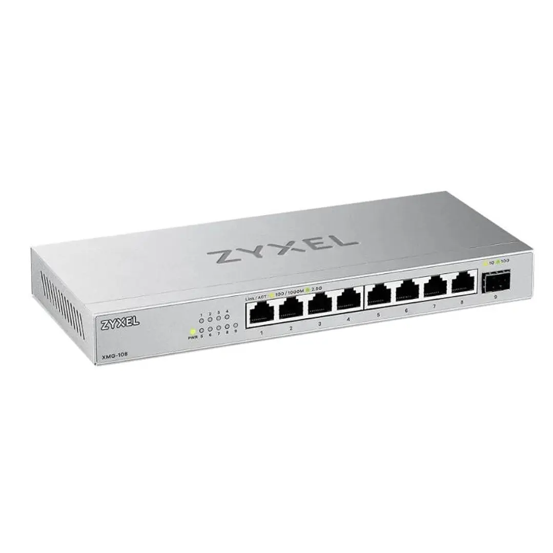 Zyxel XMG-108 Switch 8x2,5G 1xSFP+ Desktop 1