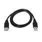 Aisens Cable USB 2.0 Tipo A/M-A/H negro 1.8m - Thumbnail 2