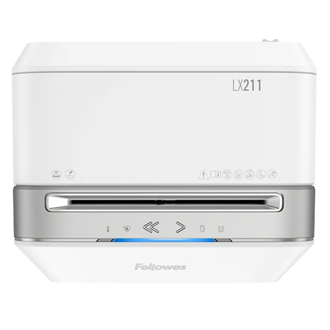 Fellowes Destructora LX211 Blanca microcor. 2x12mm 4