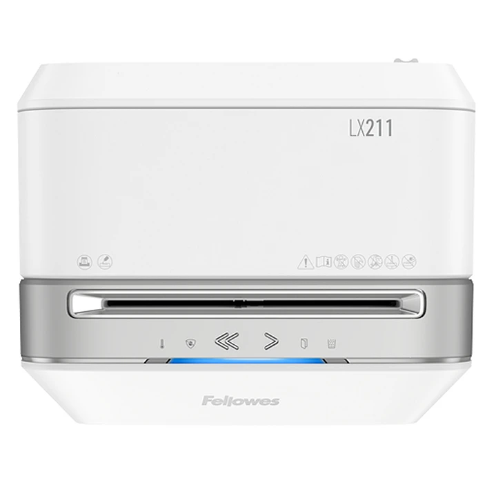 Fellowes Destructora LX211 Blanca microcor. 2x12mm 4