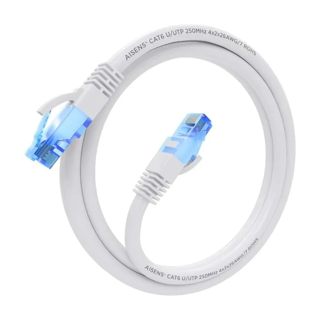 Aisens Cable RJ45 CAT.6 UTP AWG26 CCA Blanco 1.0 1
