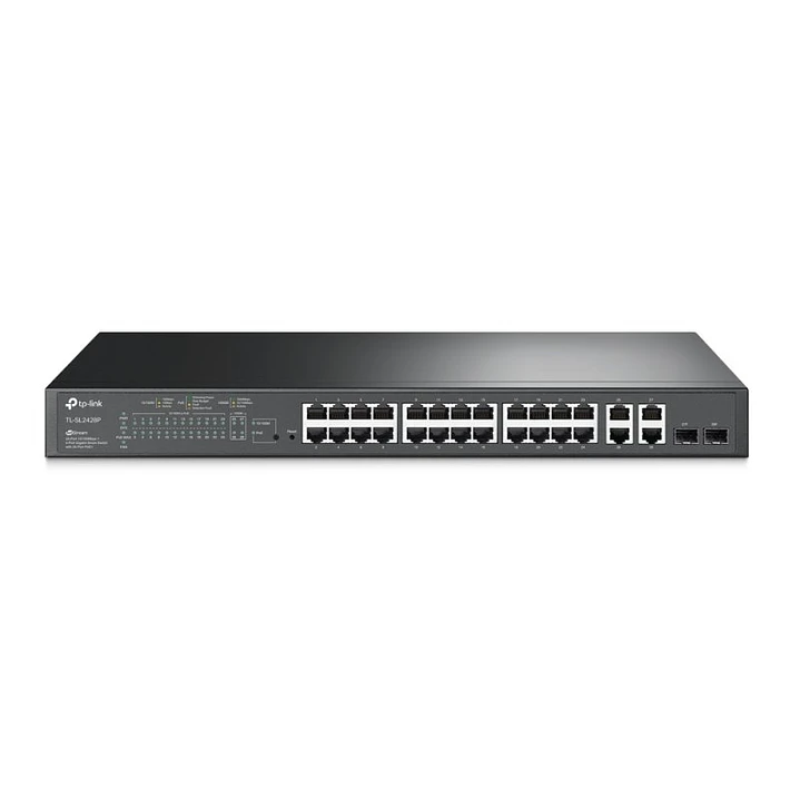 TP-Link SL2428P Switch 24x10/100Mbps PoE+ 4xGb 1