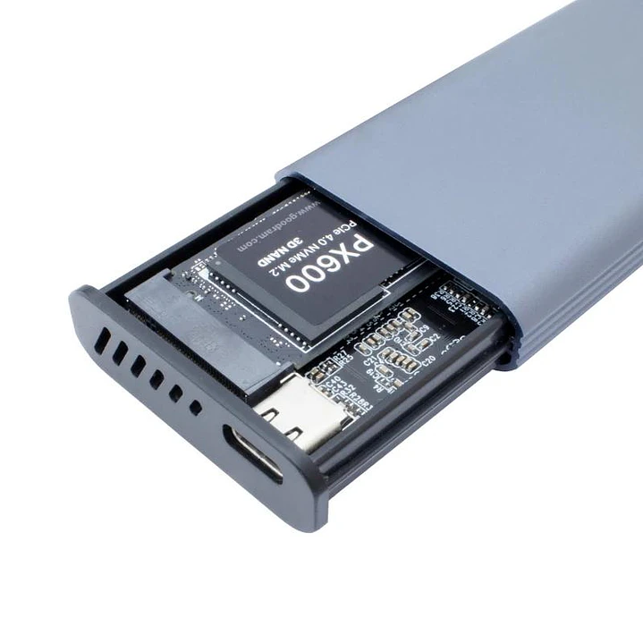 Coolbox CAJA SSD M.2 NVME/SATA LCD MINICHASE PS32 3