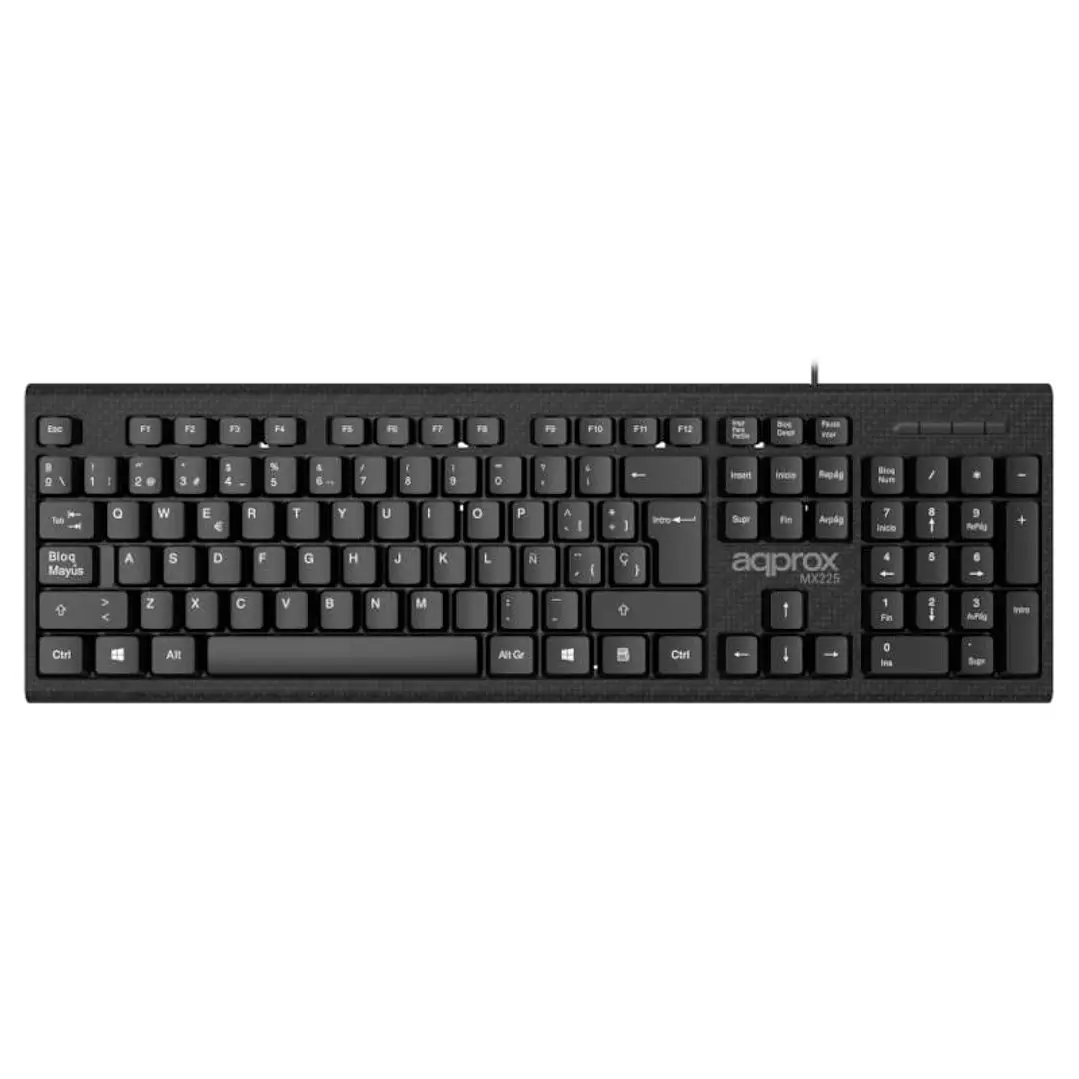 Approx Teclado con cable USB 2.0 3