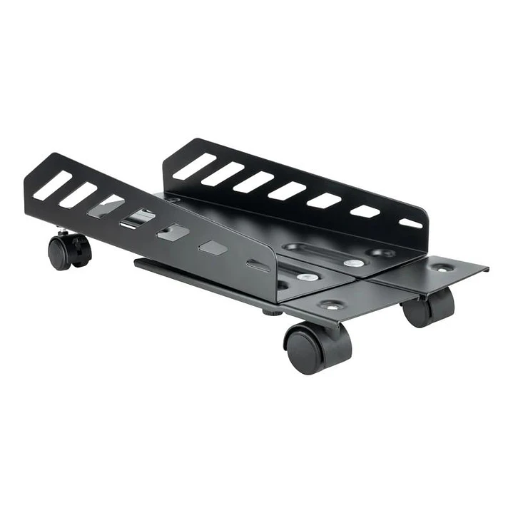 Tooq Soporte para CPU de suelo con ruedas negro 1