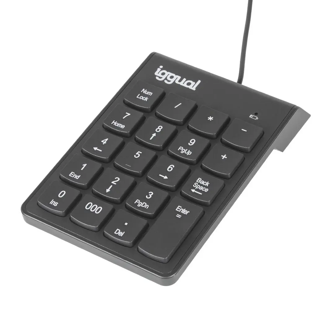 iggual Teclado numérico USB CK-NUM-19T negro 3