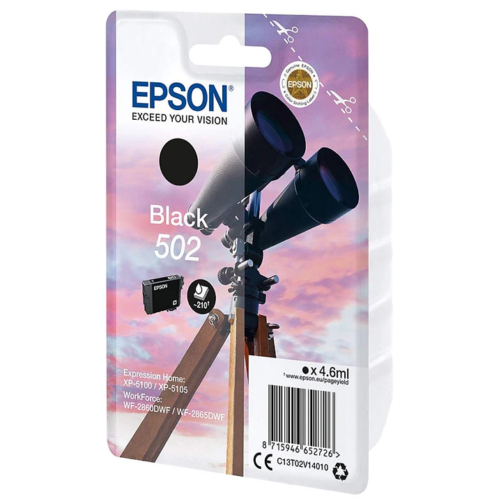 Epson Cartucho 502 Negro 2