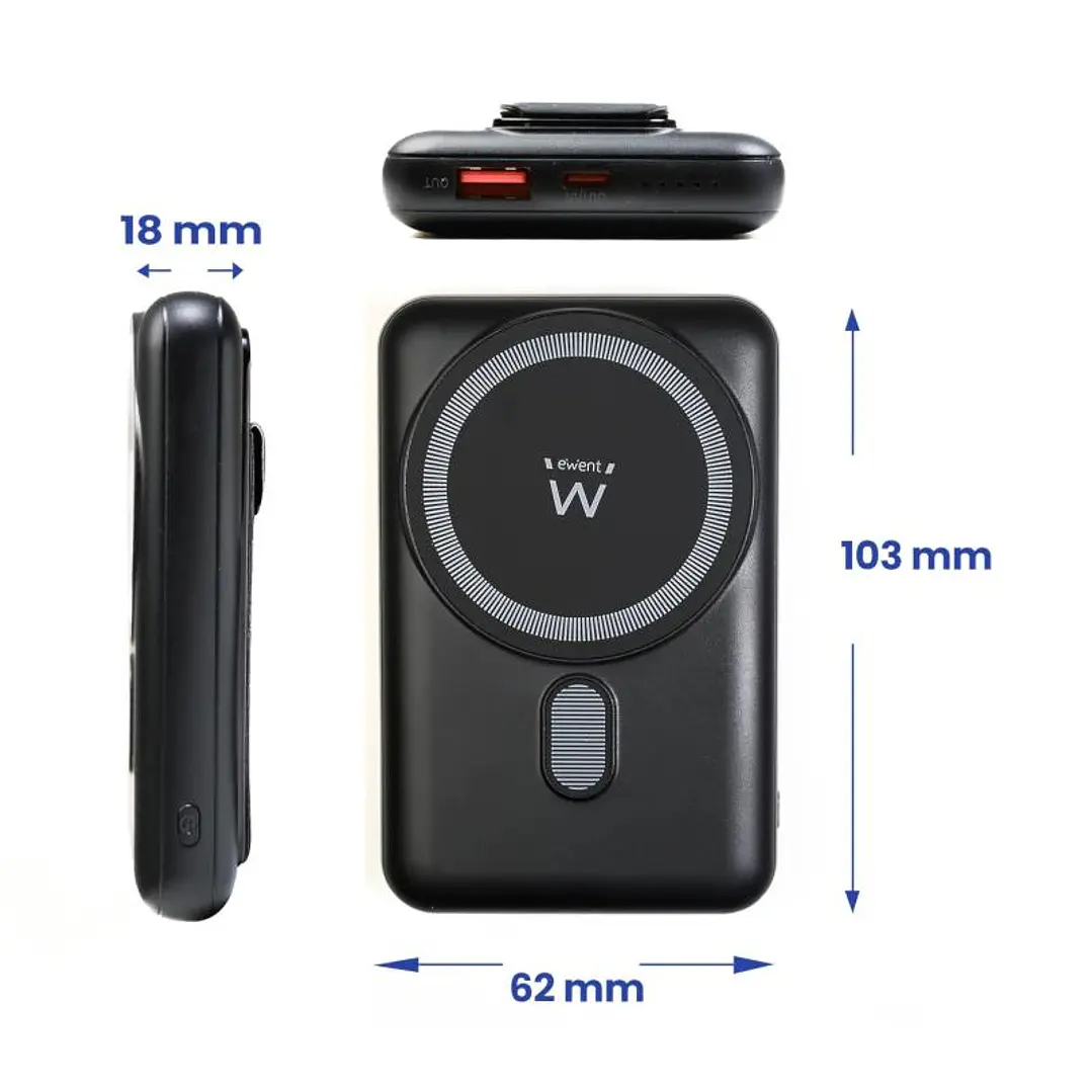 EWENT POWERBANK 10000mAh MagSafe PD 22,5W 2