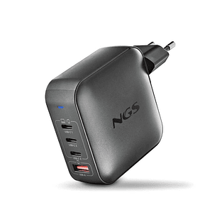 NGS CARGADOR ULTRARAPIDO165W 4 PUERTOS 3USB-C 1 US